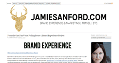 Desktop Screenshot of jamiesanford.com