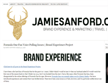 Tablet Screenshot of jamiesanford.com